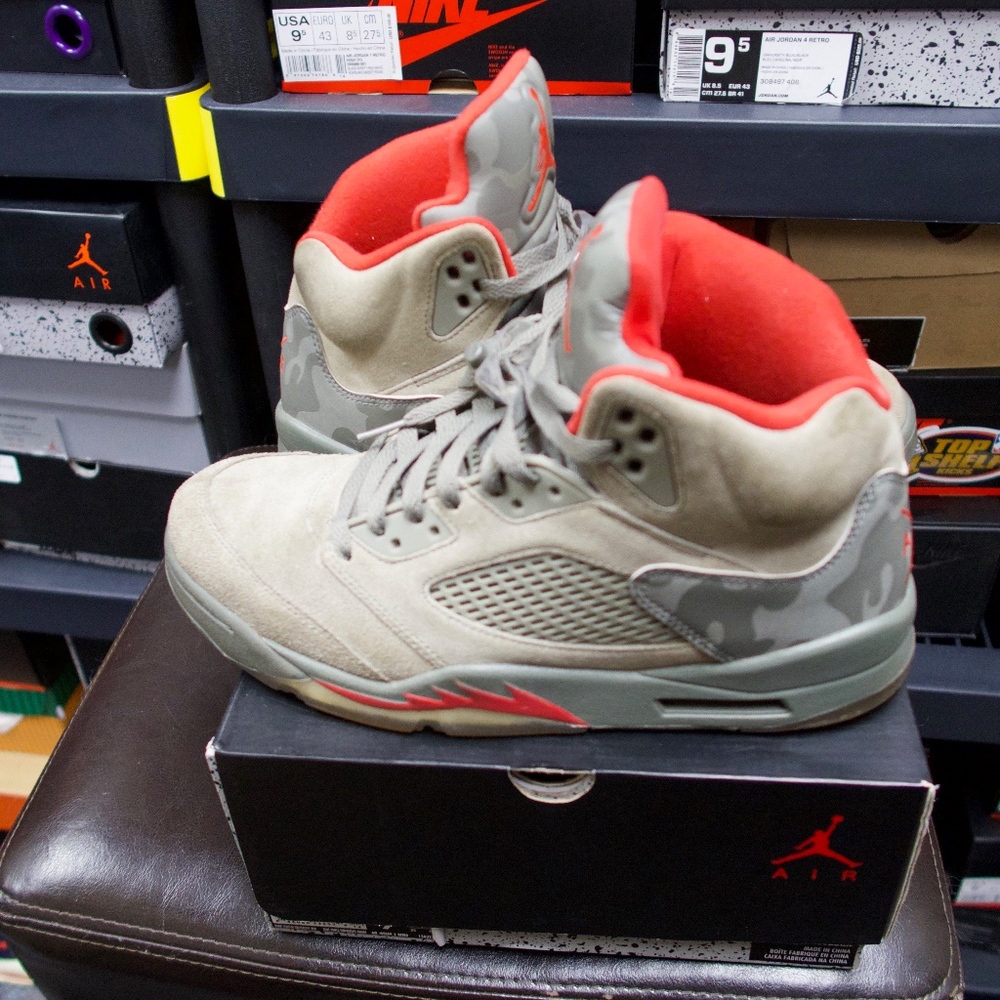 Nike Air Jordan 5 Retro Camo size 9.5 OG RETRO VTG
